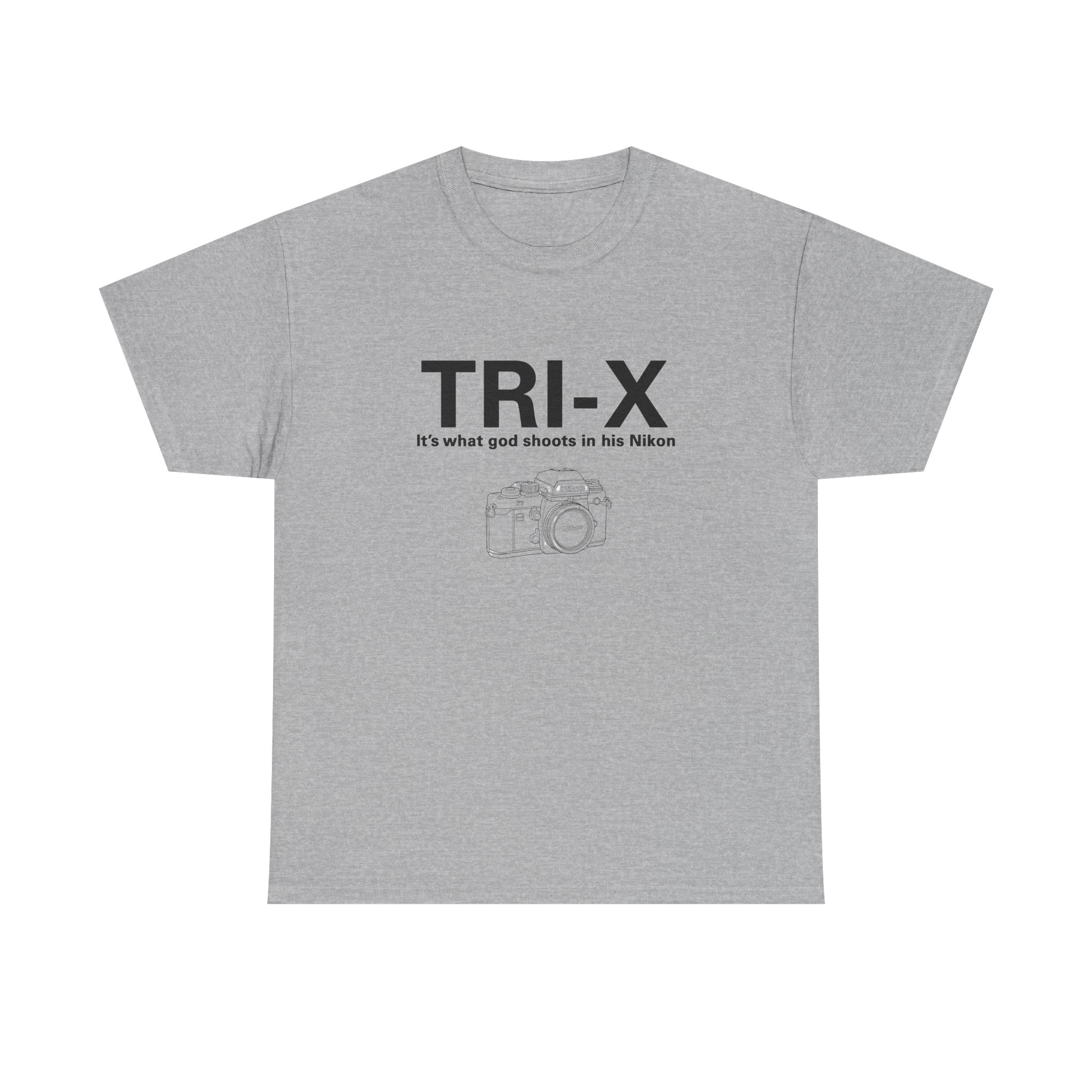 TRI-X Film Photography Tee — “It’s what god shoots in his Nikon” Camera Shirt - Image 8
