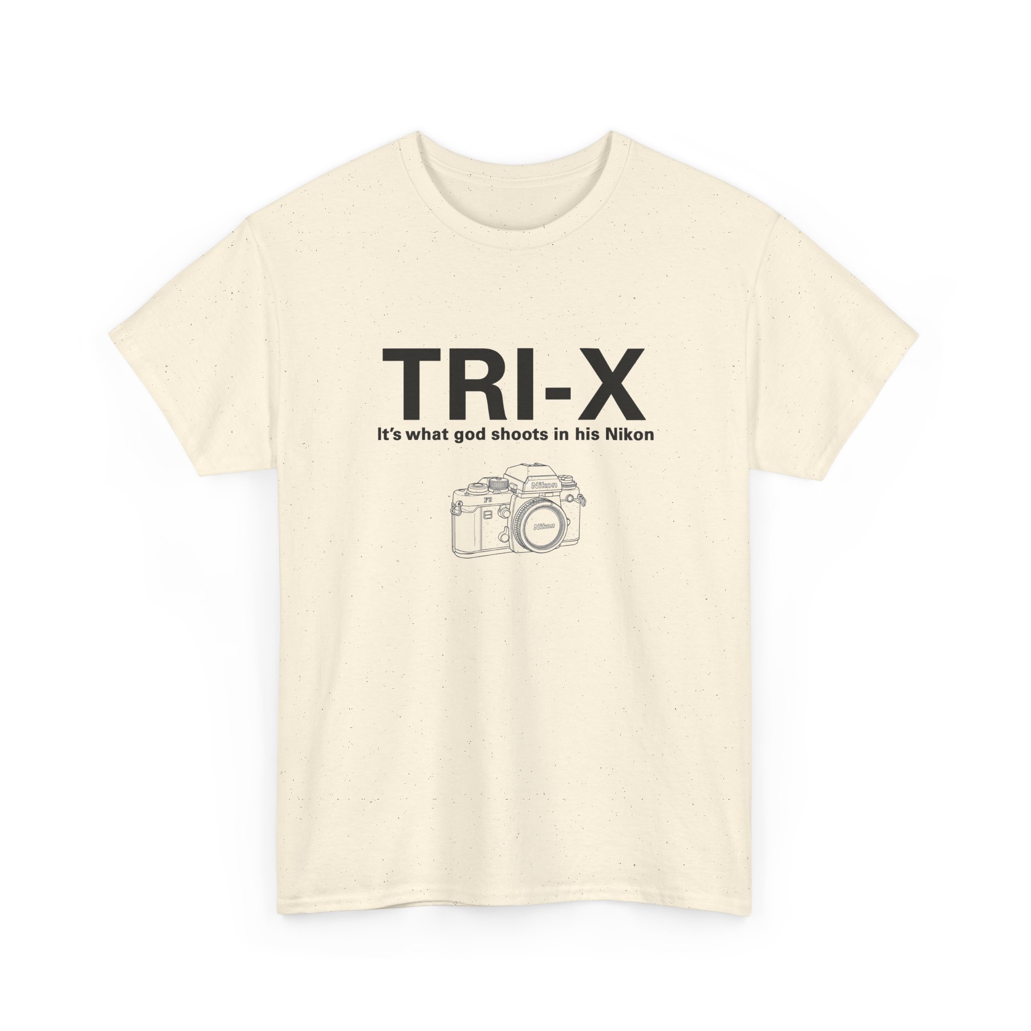 TRI-X Film Photography Tee — “It’s what god shoots in his Nikon” Camera Shirt - Image 14