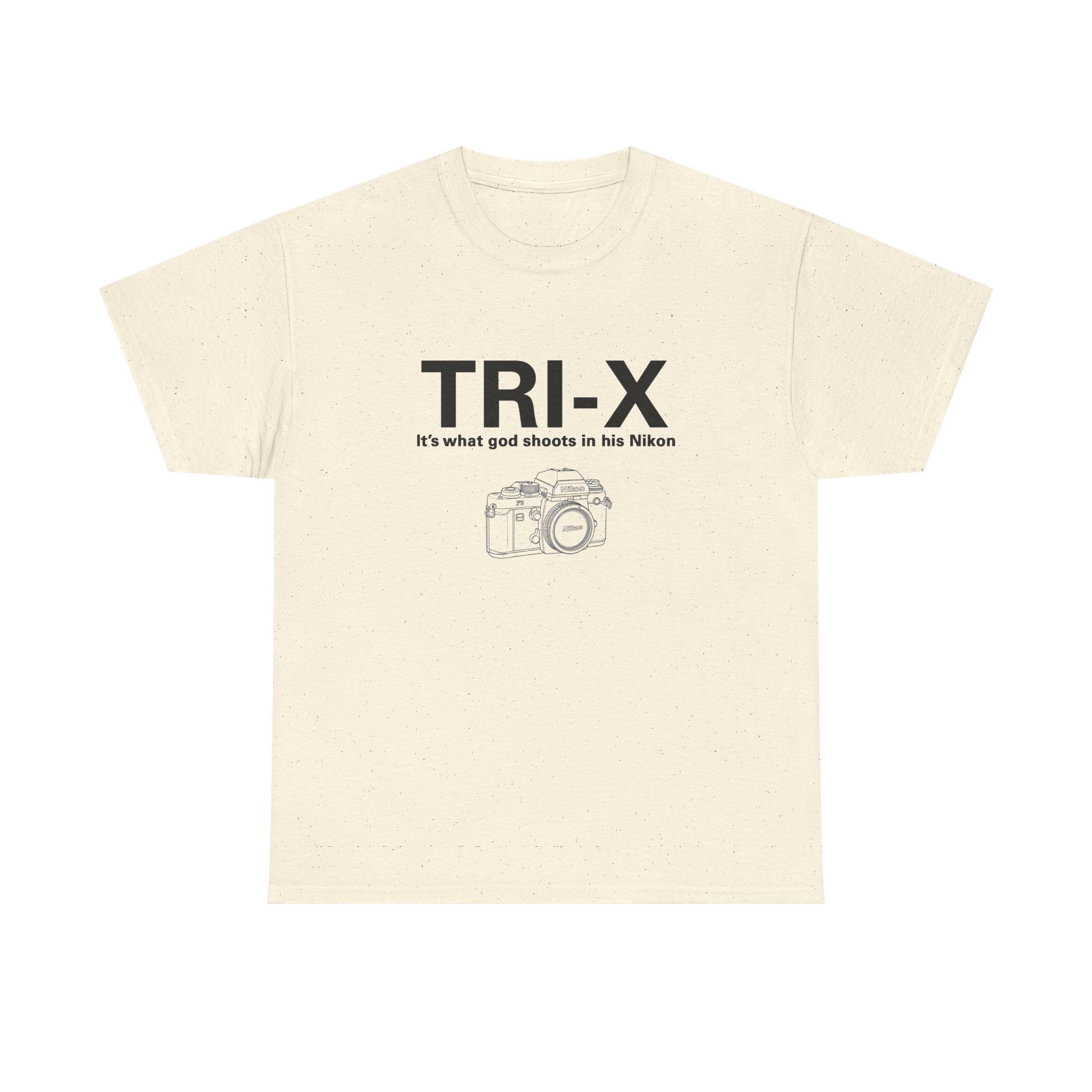 TRI-X Film Photography Tee — “It’s what god shoots in his Nikon” Camera Shirt - Image 12